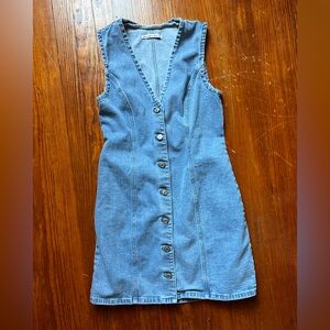 Abercrombie and Fitch Mara Denim Vest Mini Dress